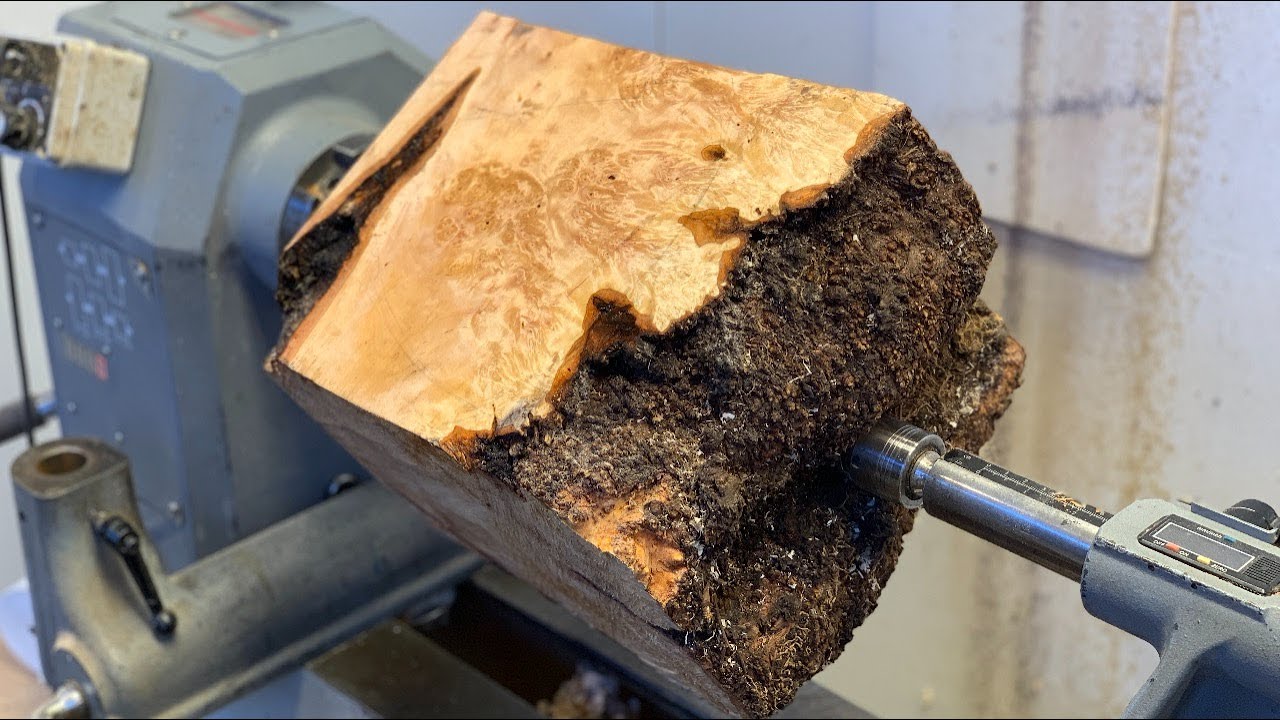Woodturning - A Birch Burl