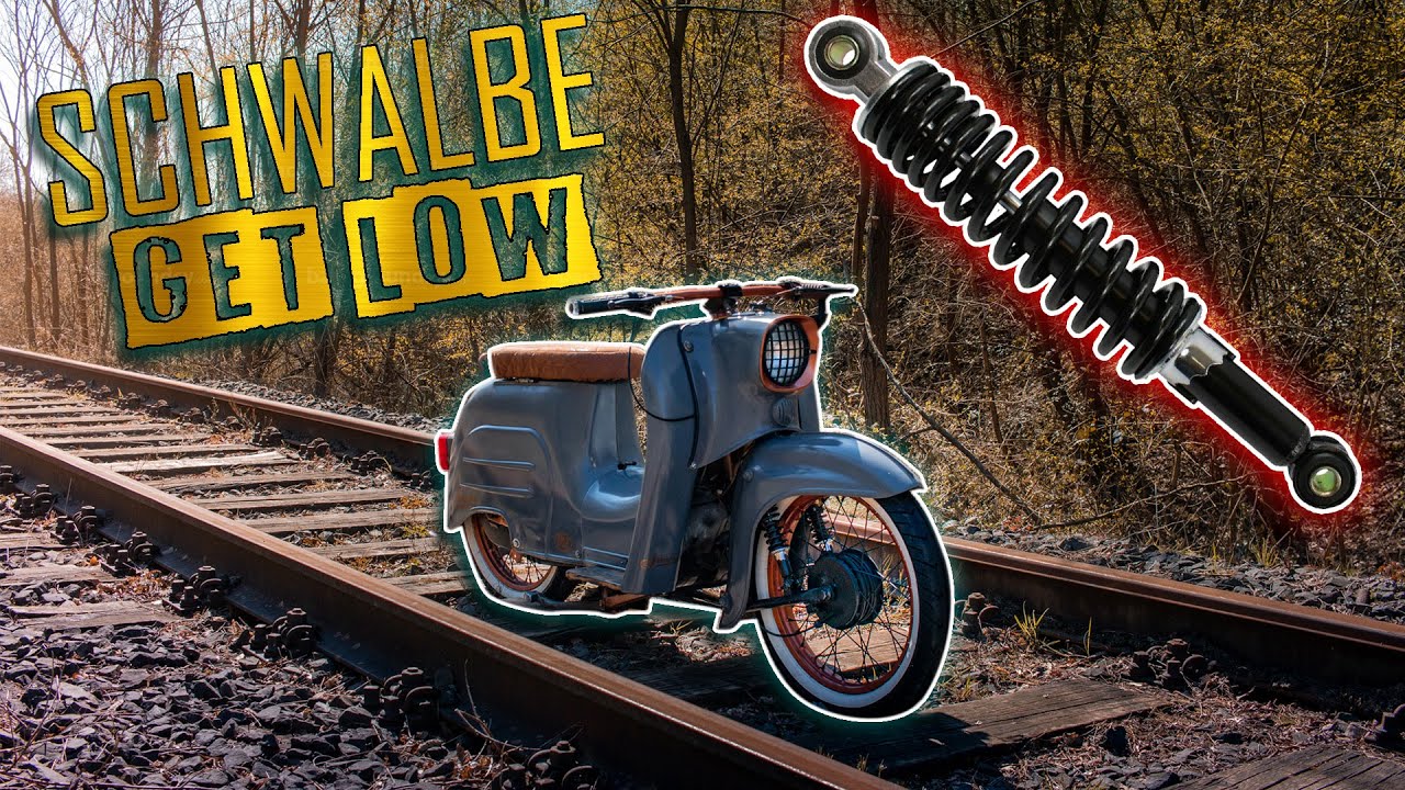 DDR Moped noch tiefer legen | Simson Schwalbe | Flyoff Garage