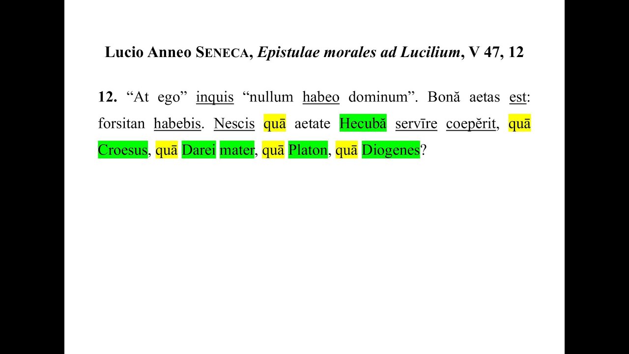 Lucio Anneo Seneca, 