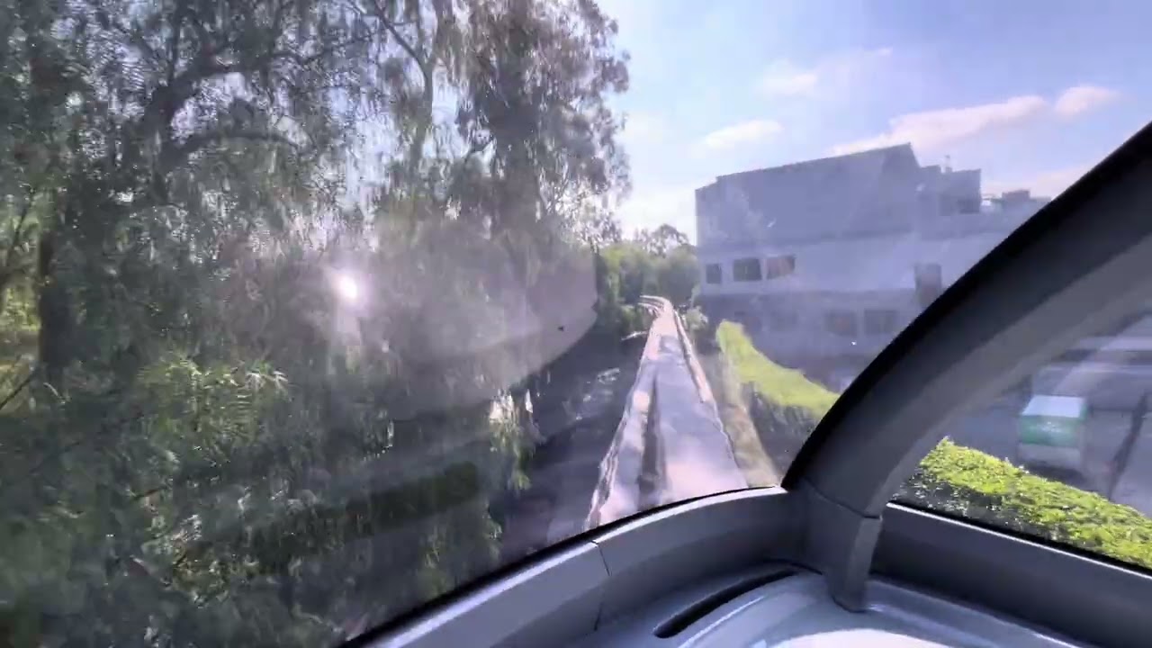 Disneyland Monorail Cab Ride In The Pilot Room On The Blue Monorail Tomorrowland To Downtown Disney