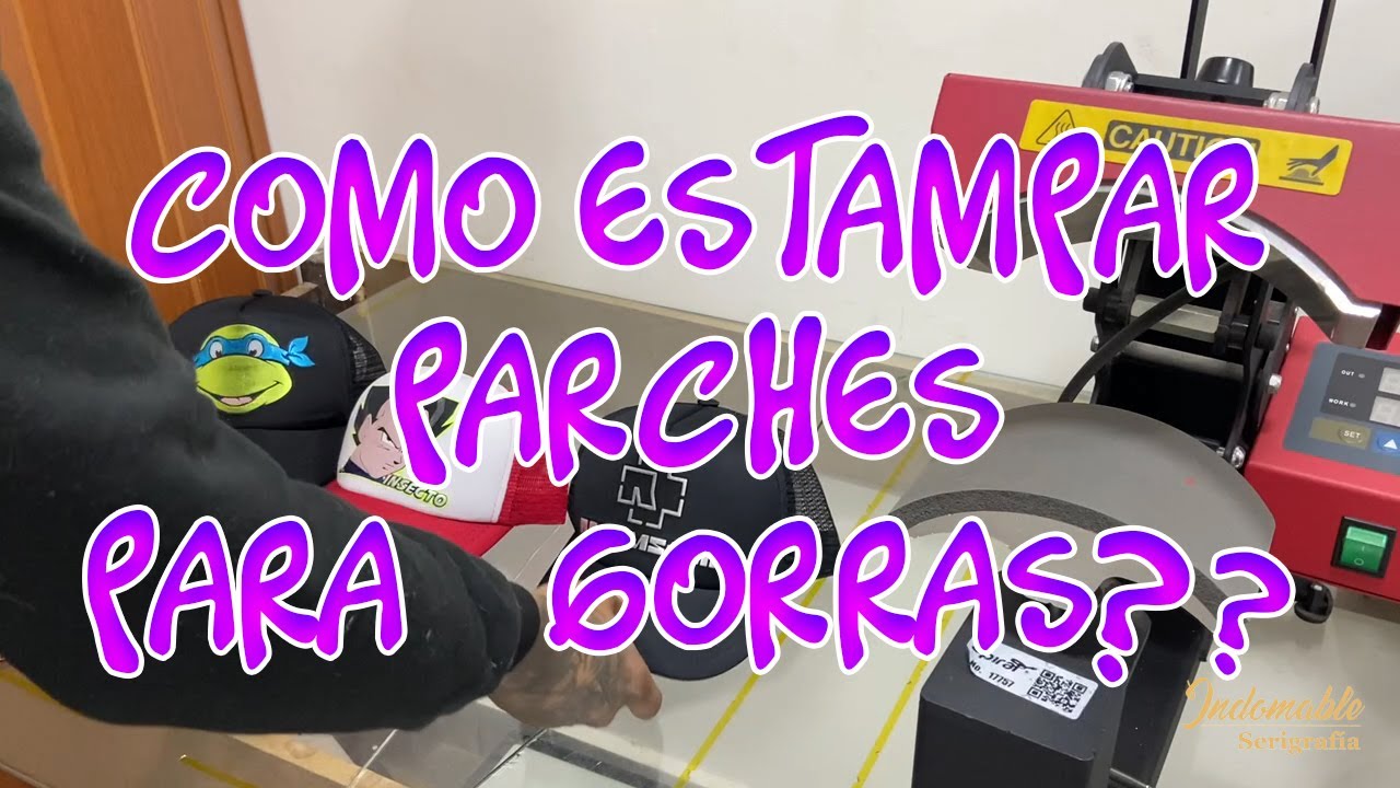🧢 PARCHES PARA GORRAS! como ponerlos?? @INDOMABLESERIGRAFÍA #serigrafía