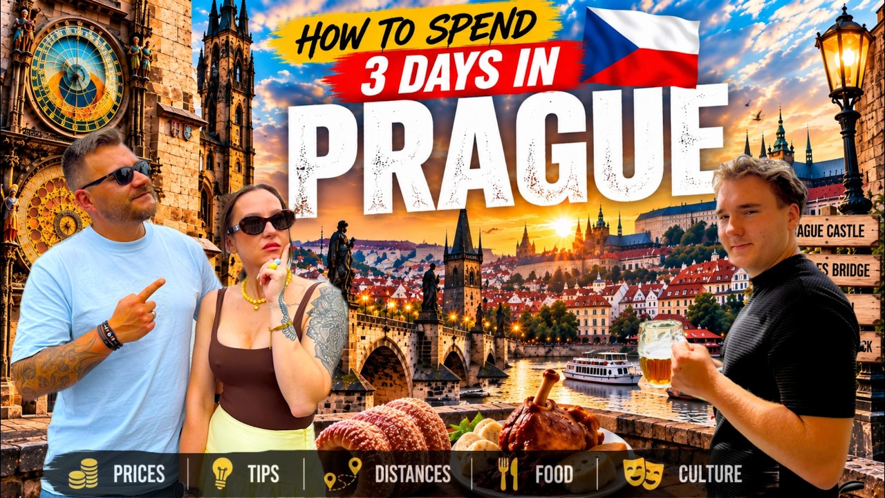 3 Days in Prague 🇨🇿 | Travel Guide, Itinerary, Food, Prices & Tips