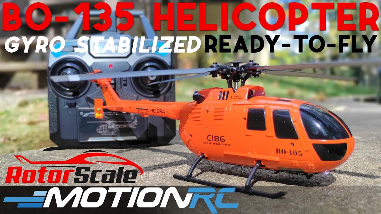 RotorScale BO-105 100 Size Gyro Stabilized Helicopter | Motion RC