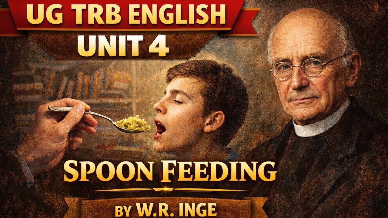 SPOON FEEDING MCQ'S #W R Inge #unit4 #ugtrbenglish #priya'sliteraturehub