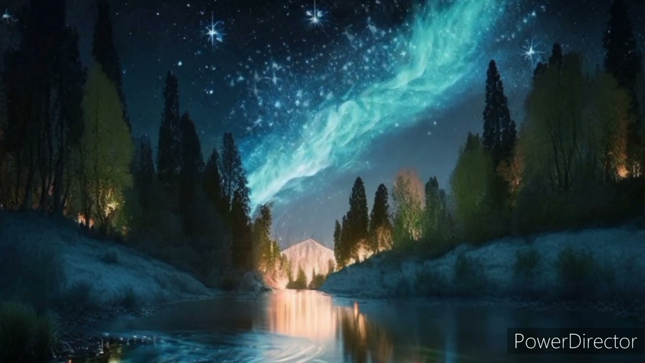 Dark Forest Cozy Night Milkyway Night Sky AMSR River Sound