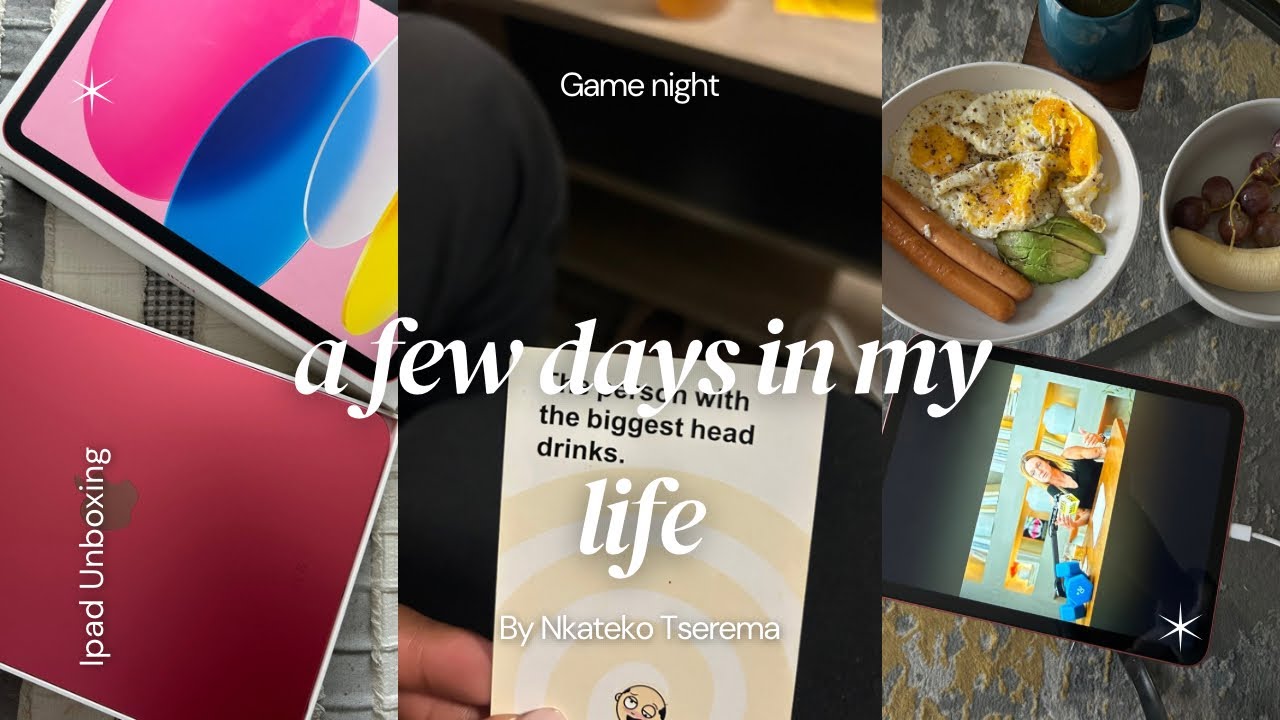 A Realistic Week In My Life| iPad Unboxing + Work + Drunk Game Night & Karaoke