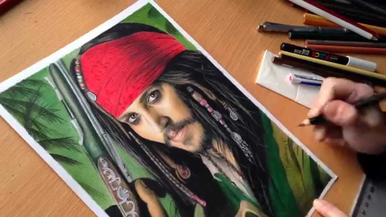 Jack Sparrow - Speed Drawing