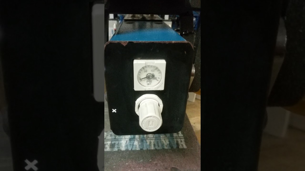 Simple Air pressure (Squeegee Pressure)adjustment to an M&R Print head