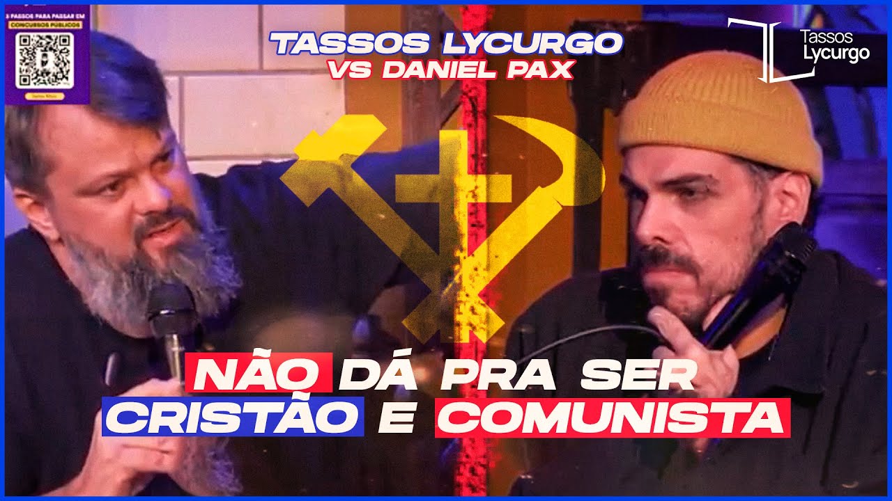 NÃO DÁ PRA SER CRISTÃO E COMUNISTA | TASSOS LYCURGO vs DANIEL PAX  #CORTES