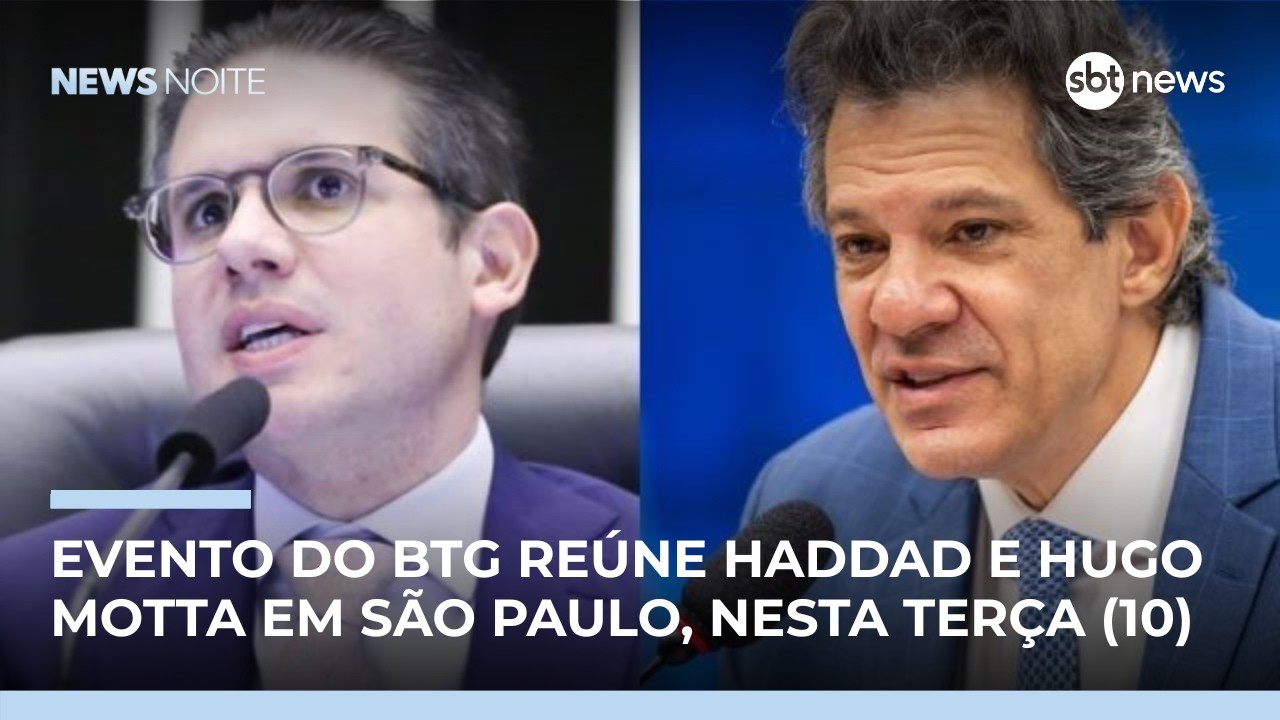 Haddad evita falar sobre 2026 em evento com Hugo Motta | #NewsNoite