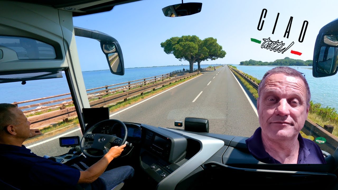 MET DE TOURINGCAR OVER DE ALPE ADRIA ROUTE  🇦🇹🚌🇮🇹 NAAR GRADO – HET EILAND VAN DE ZON ! 🌞