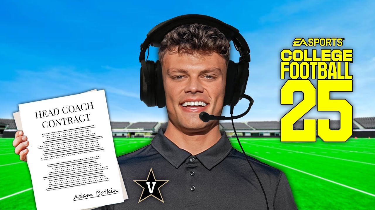 I BECAME A D1 HEAD COACH IN COLLEGE FOOTBALL 25! | Vanderbilt Rebuild Ep. 1