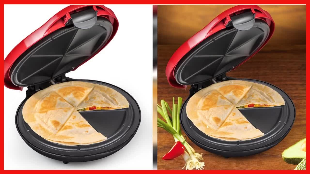 Make Perfect Quesadillas Fast with the Ultimate 10-Inch Cooking Plate