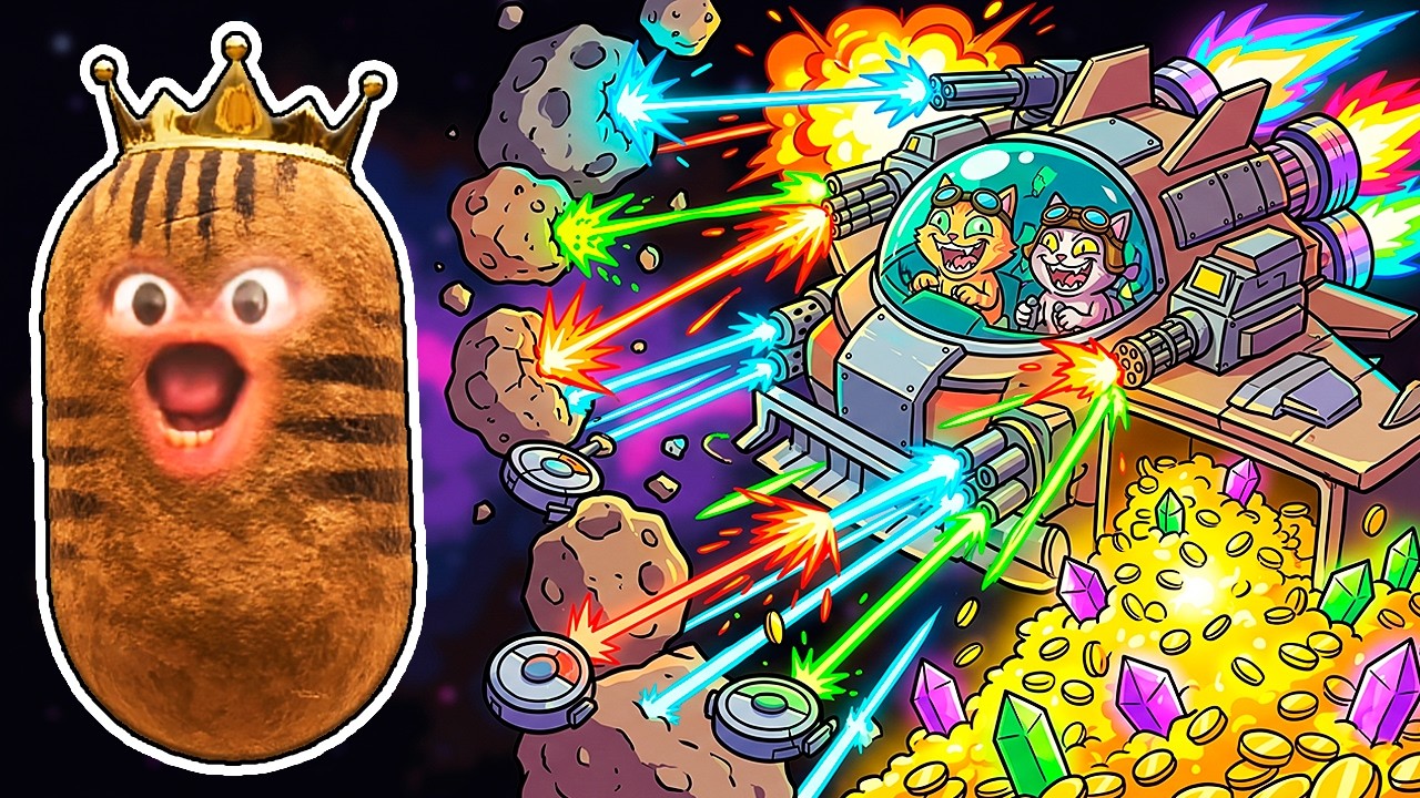FARMING ASTEROIDS TO UPGRADE MY SHIP AND GET RICH! Catnip Cosmos
