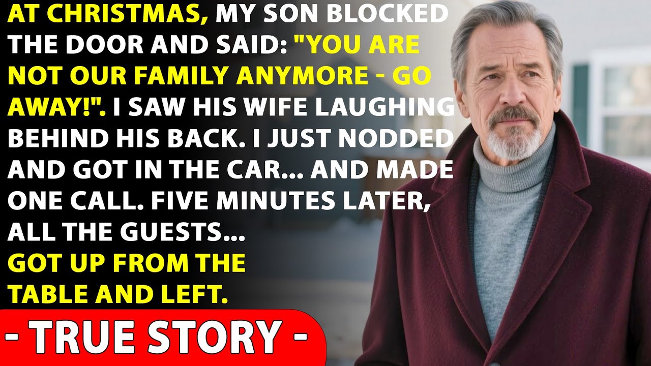 On Christmas Day, My Son Locked the Door and Said, “You Are No Longer Family...”  —  True Story
