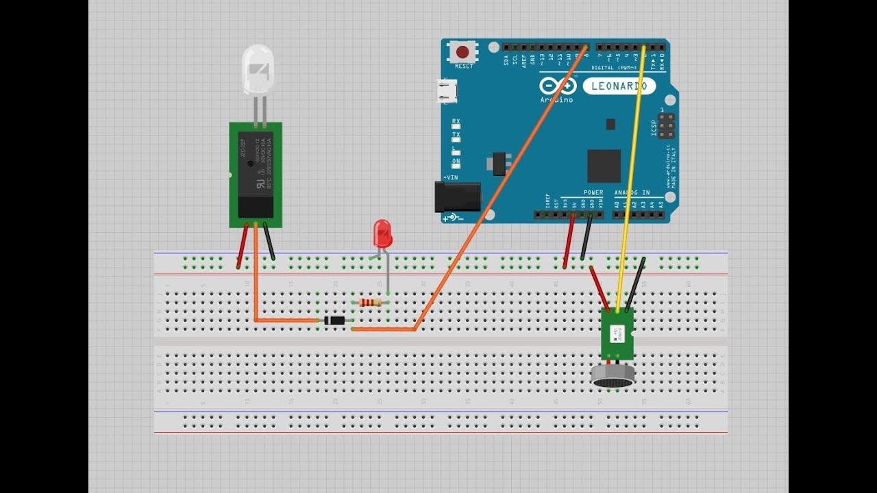 5. Jak zrobic dzwiekowy wylacznik swiatla na Arduino