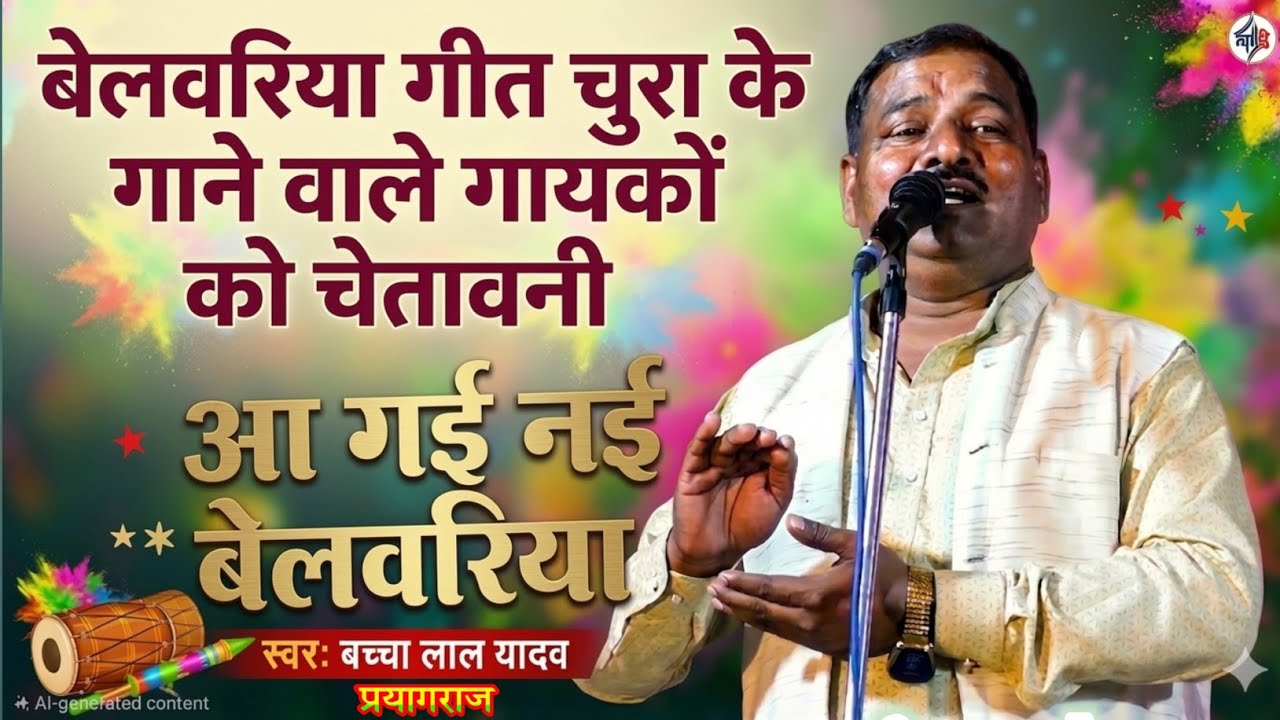 #बेलवरिया_गीत चुराके गाने वाले गायको की खैर नही आगई #बच्चालाल_यादव की नई बेलवरिया होली गीत bacchalal