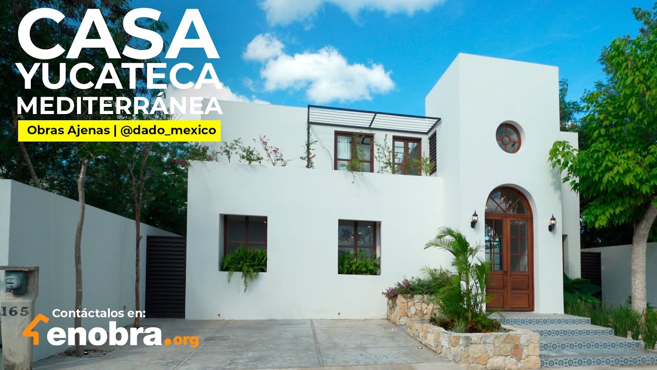 ¡INCREÍBLE! CASA de ENSUEÑO Estilo YUCATECO y MEDITERRANEO desde Zoom con Excelencia Profesional |P2