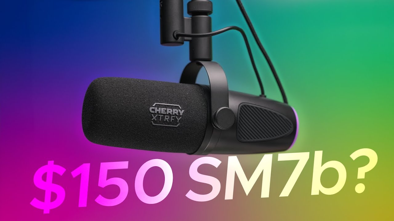 An SM7b Clone? Cherry XTRFY NGALE X XLR/USB Review and Test (vs SM7b, MV7+, PodMic USB, Q2U, AM8)