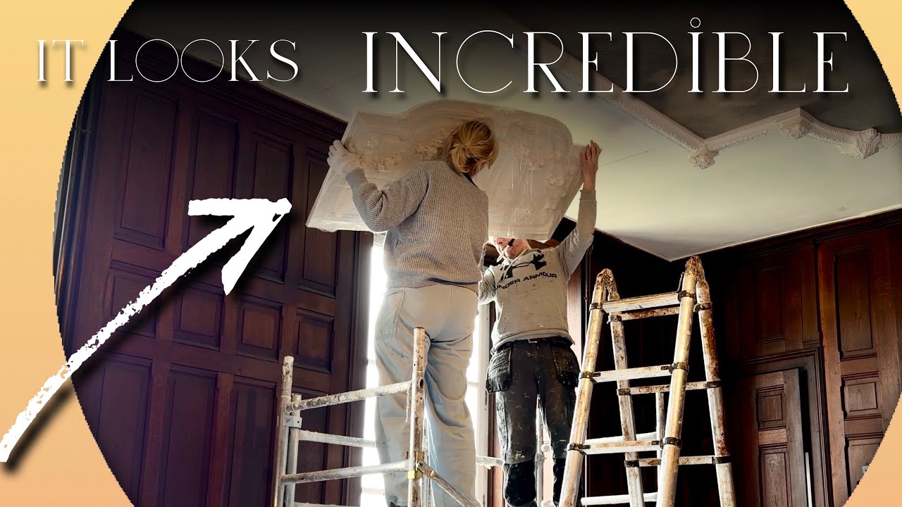 WILL IT HOLD | The Plaster Work Ceiling Is Fitted. 