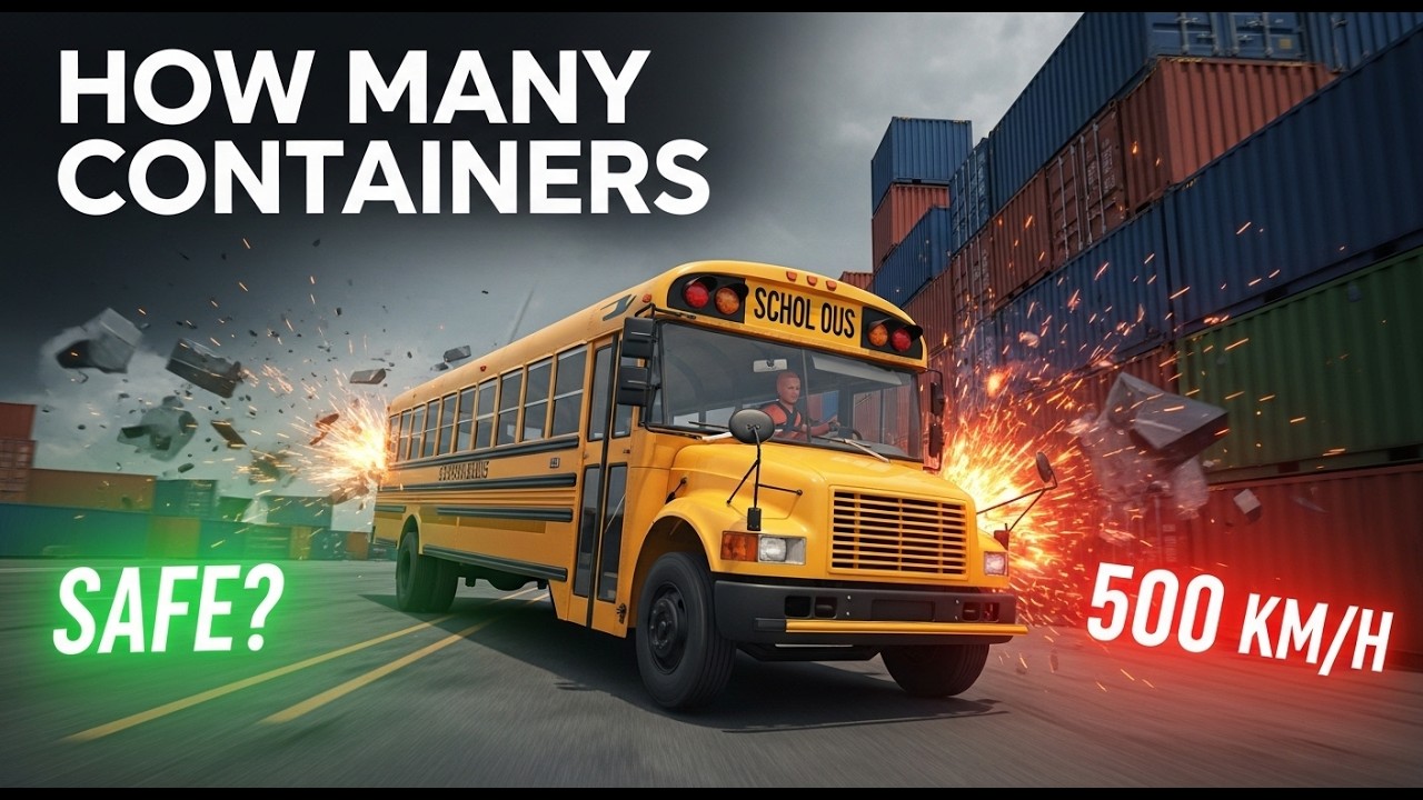 BeamNG.drive | Can Containers Save Dummies at 500 KM/H? #beamngdrive  #beamng