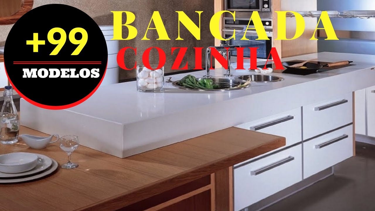 +99 Cozinha com Bancada: Saiba Como Escolher    | Rizza Diniz Arquiteta