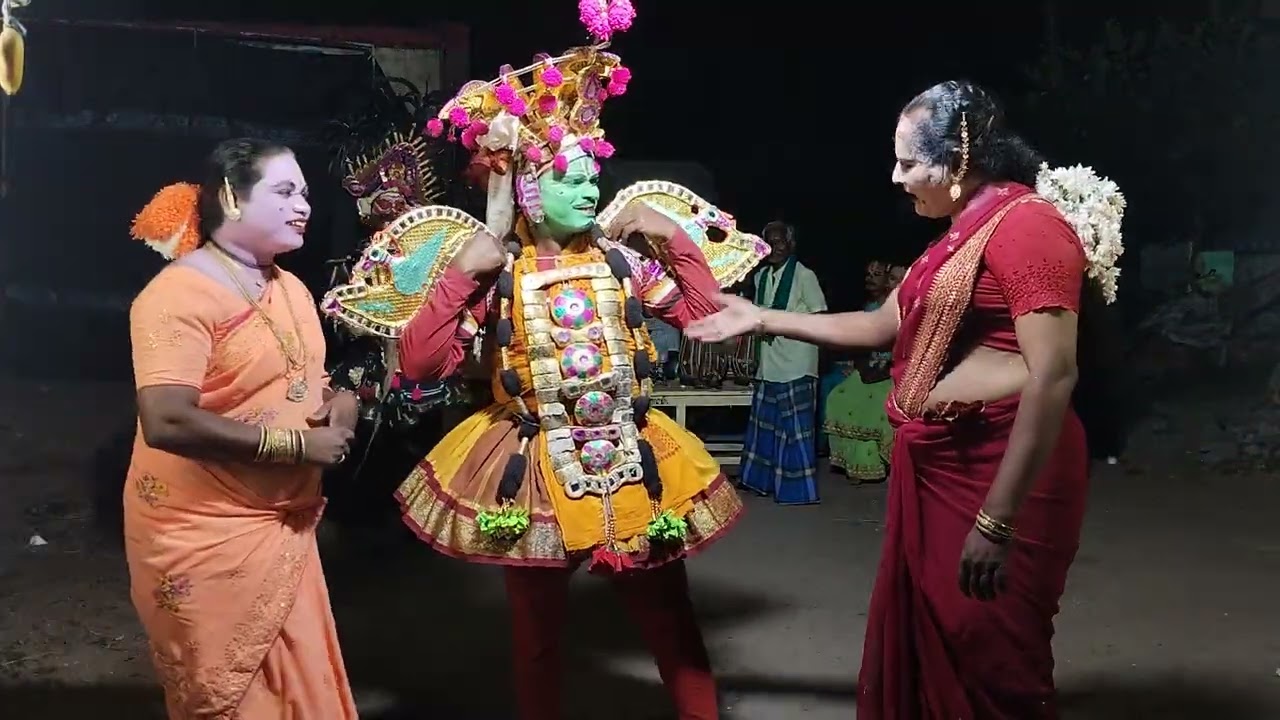 ஜலகிரிடை நாடகத்தில் வசு தேவர் தேவகி ரோகினி சந்திக்கும் இடம் 8675371051