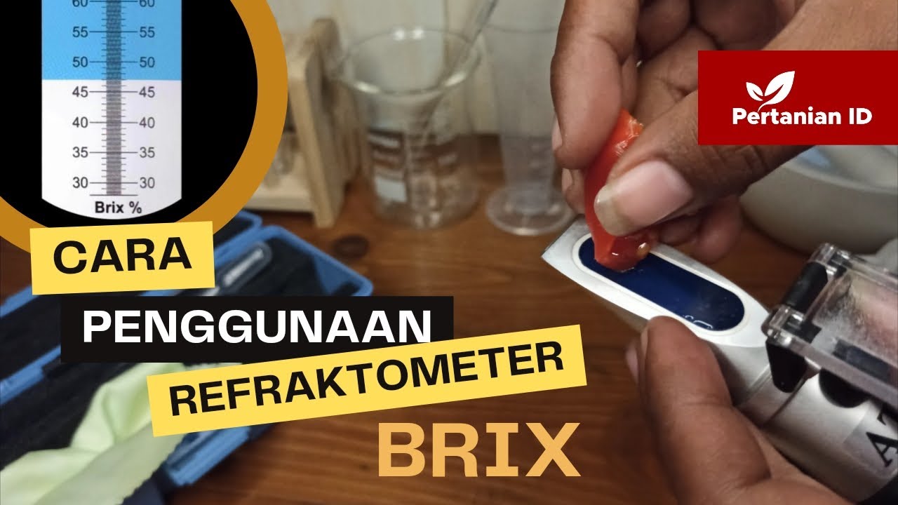 Cara Menggunakan Refraktometer Brix | How to Use a Refractometer