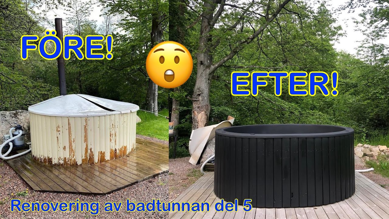 Nu börjar det ta sig, snart dax för bad - Renovering av badtunnan del 5
