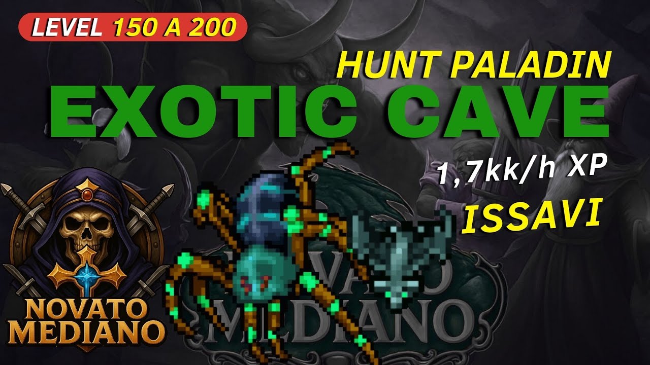 EXOTIC CAVE | RP 150+ | 1.7kk/h de XP INSANO!
