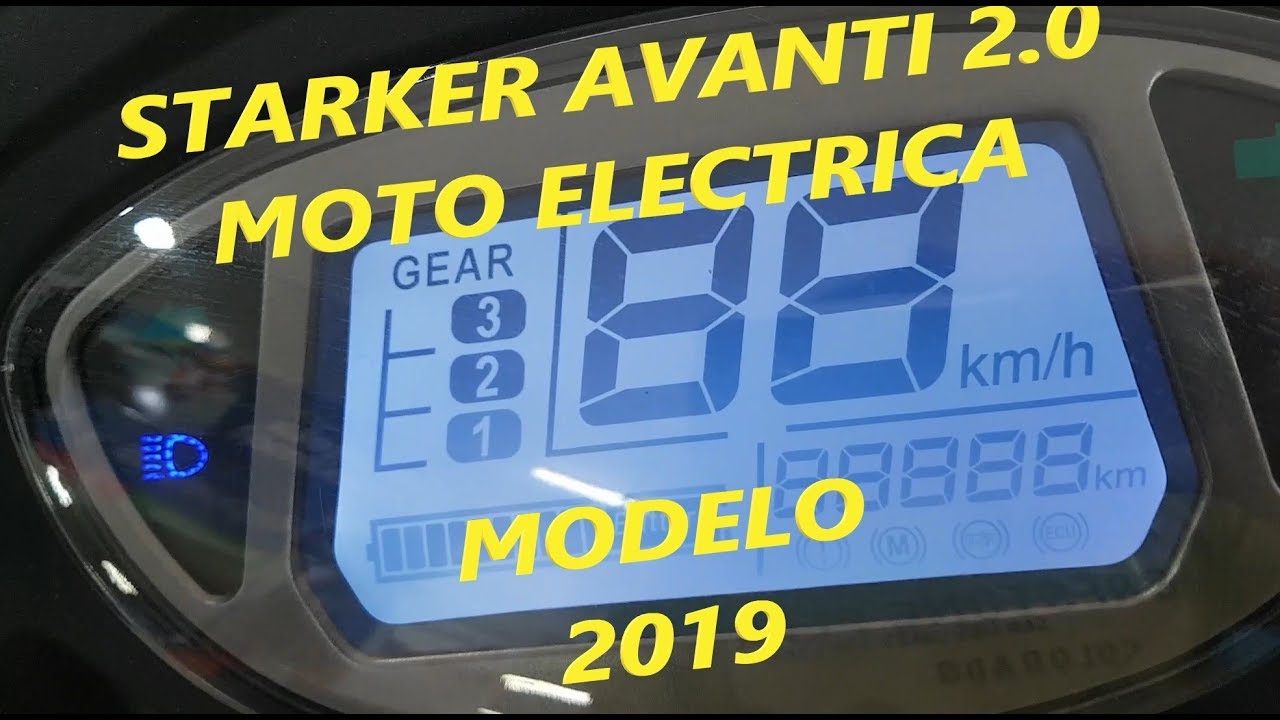 Moto Electrica - Starker Avanti 2.0 Modelo 2019 - Primeras Impresiones