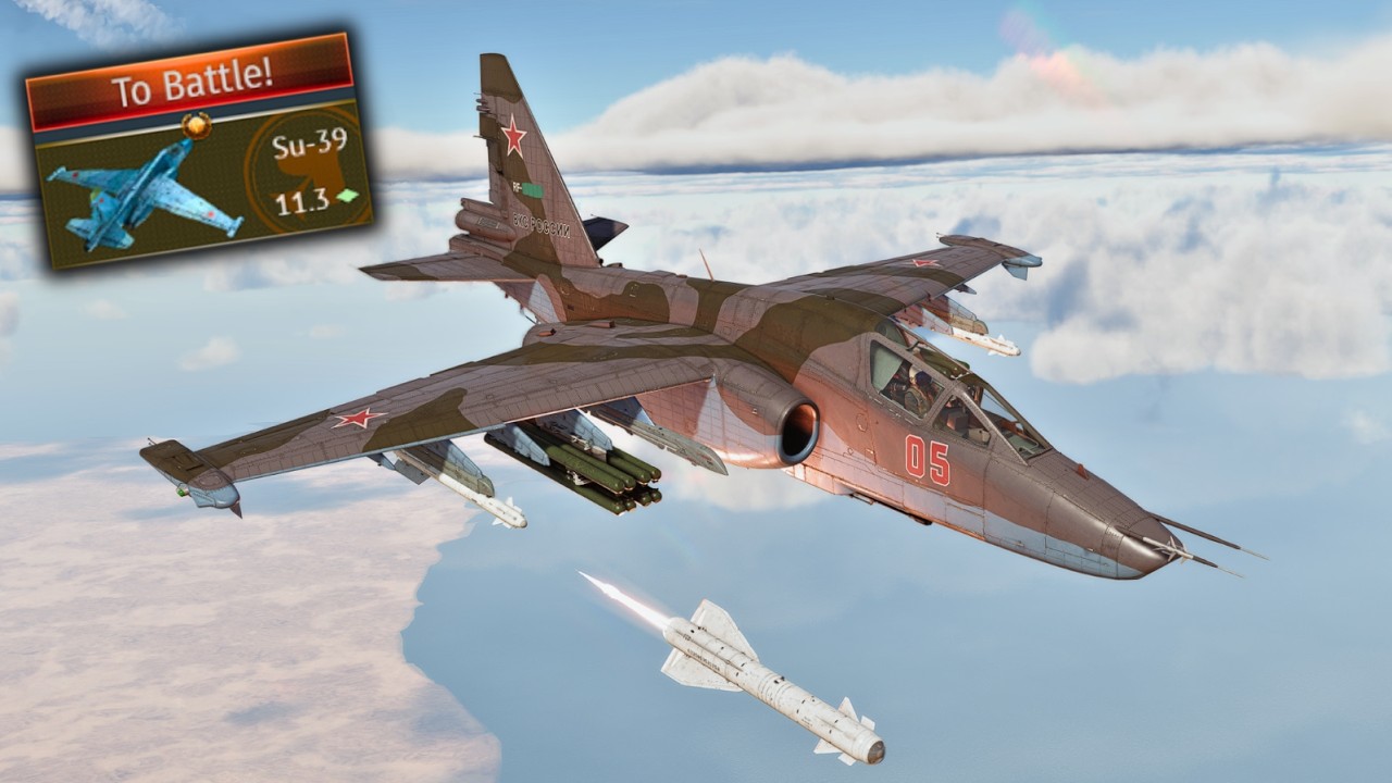 Su-39 Frogfoot: The Best Strike Fighter in War Thunder? 💀 Ultimate CAS Monster!