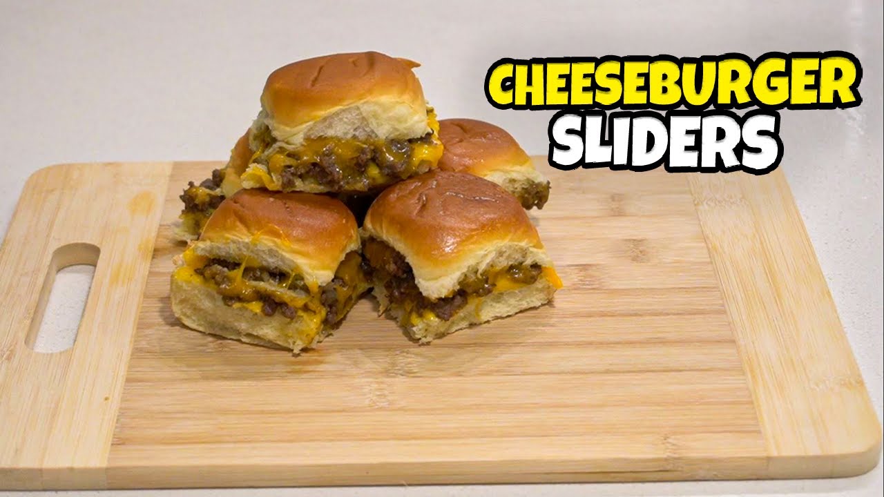 QUICK & EASY CHEESEBURGER SLIDERS (HAWAIIAN ROLL SLIDERS) | Our Kitchen