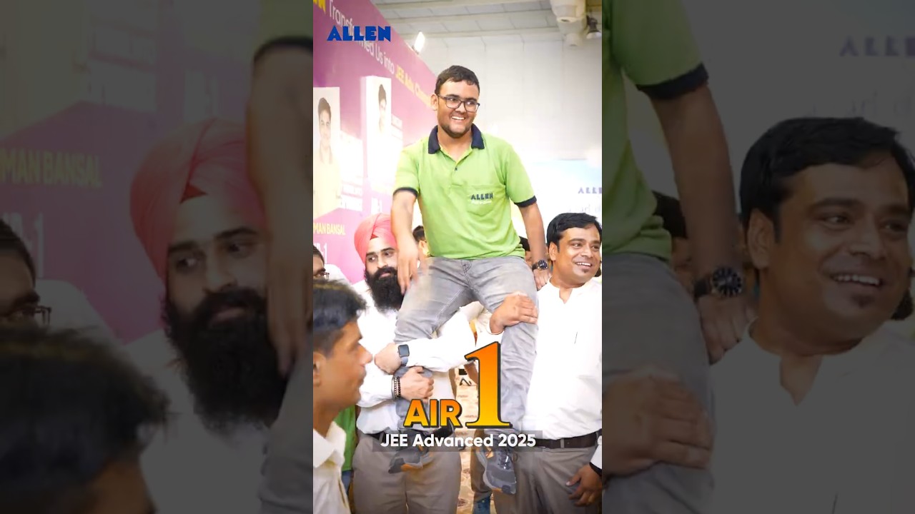 AIR 1 in JEE Advanced 2025 &ndash; Training Ground That Produced Rajit Gupta #shorts