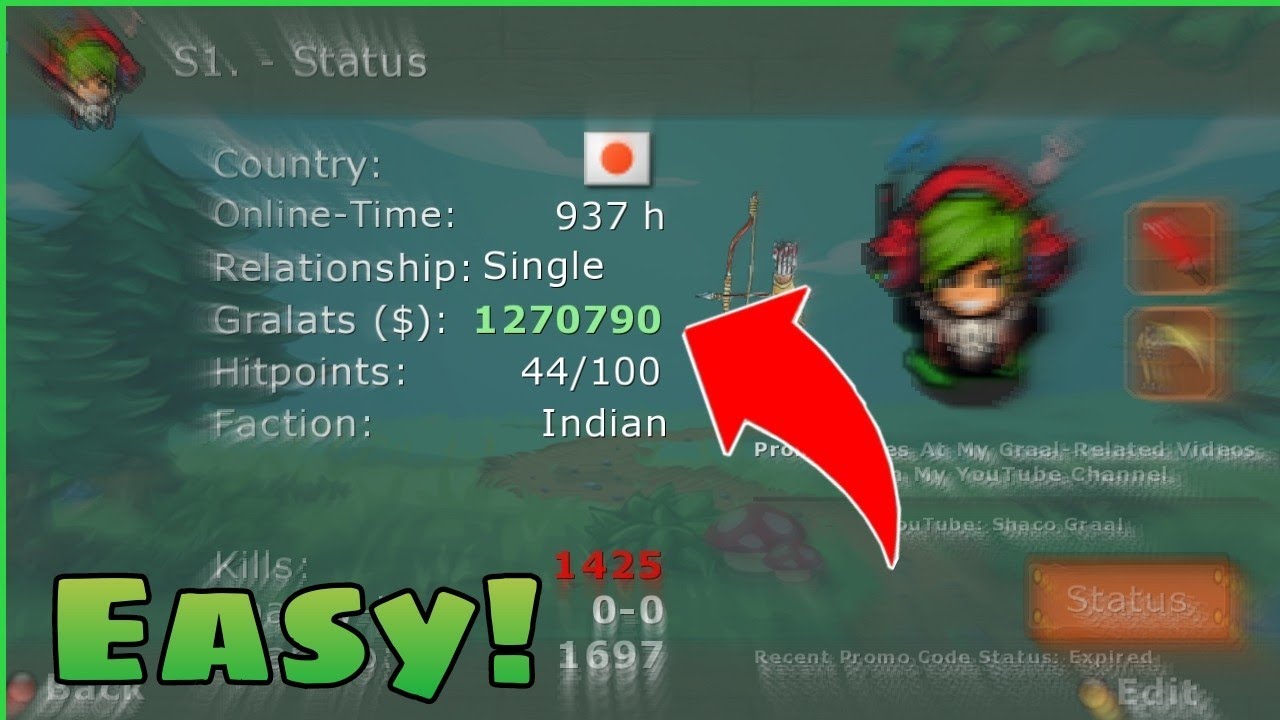 GRAAL- HOW TO GET 1 MILLION GRALATS | GRAALONLINE OL'WEST