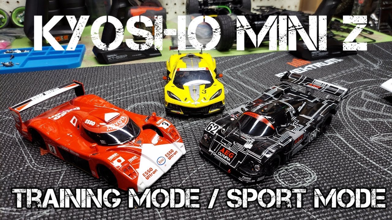 Kyosho Mini Z / Как переключиться из тренировочного режима в спортивный /
