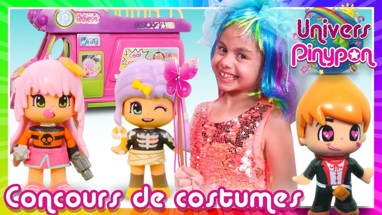 DÉGUISEMENTS d'HALLOWEEN dans le Monde Pinypon 🧟‍♀👻 Plein d'ACCESSOIRES Pinypon TERRIFIANTS