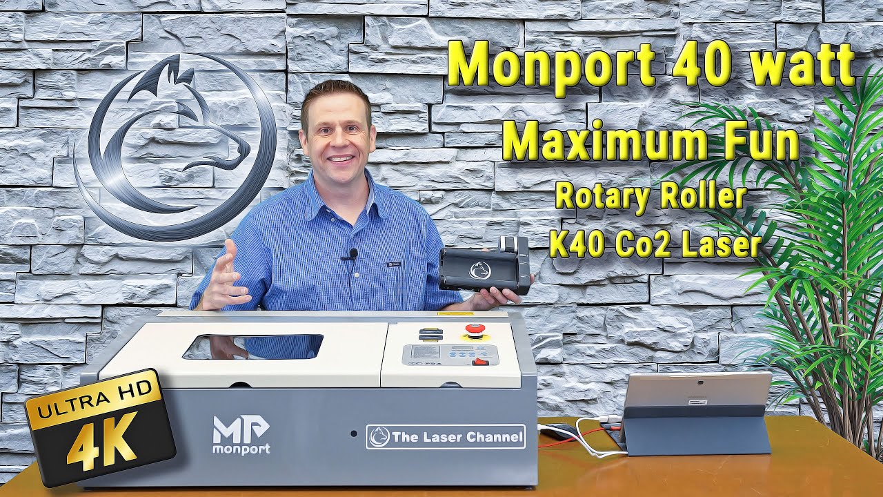 Monport 40 watt- Maximum Fun-  Rotary Roller Install
