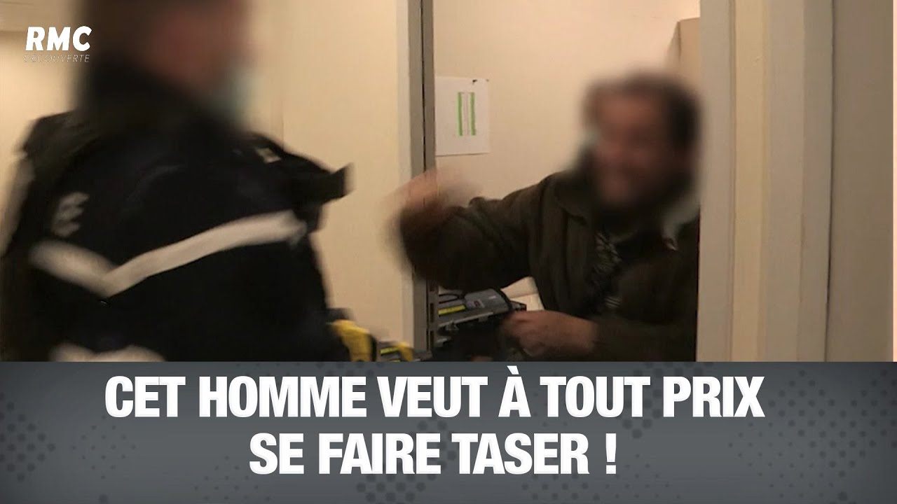 Cet homme réclame le taser ?