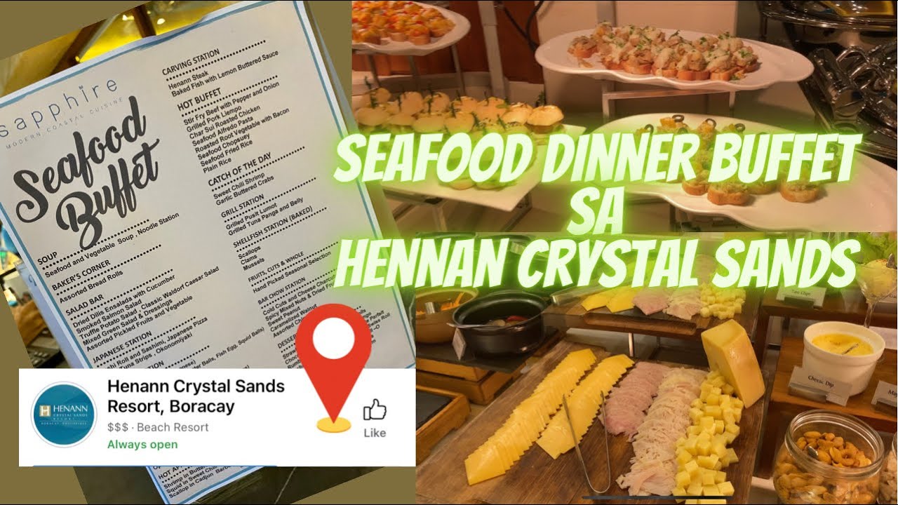 Megan Wanders to Boracay | Seafood Dinner Buffet | Hennan Crystal Sands | Boracay 2022 | April 8’22