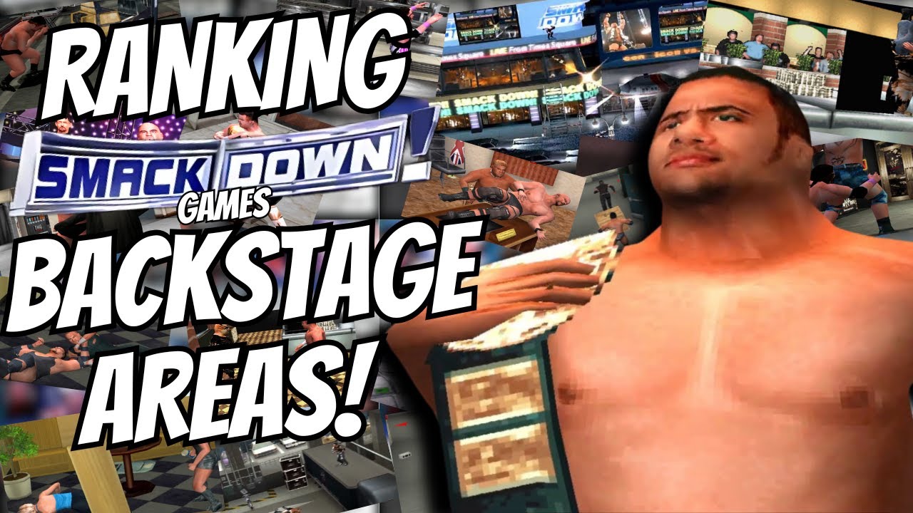 Ranking EVERY SINGLE WWE SMACKDOWN Games Backstage Area!