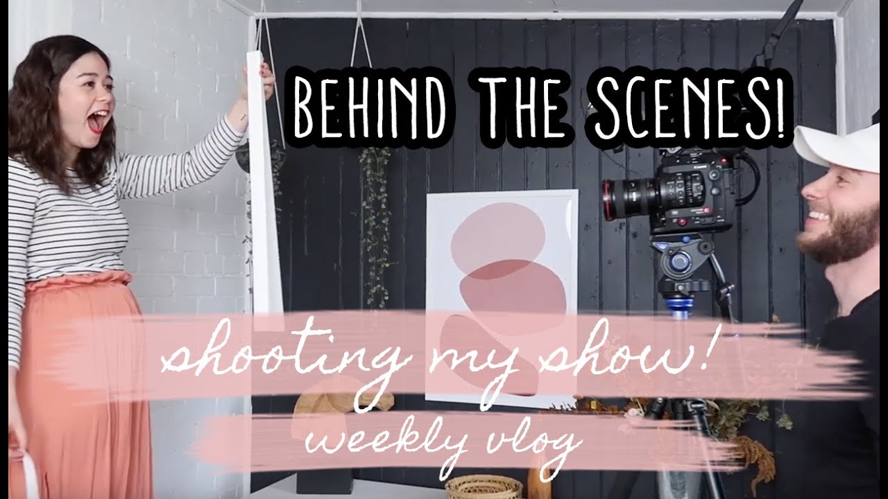 VLOG! Behind The Scenes Of Shooting My Show Make My Space Work