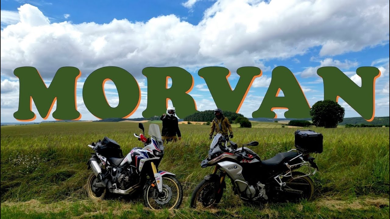 LE MORVAN A MOTO EN TRAIL PAR LE TET / On traverse le Morvan par le TET en Africa twin et BMW GS