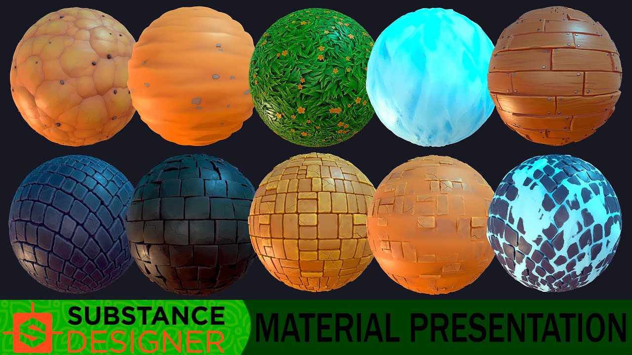 Stylized Material, Substance Designer Completion Of The Course