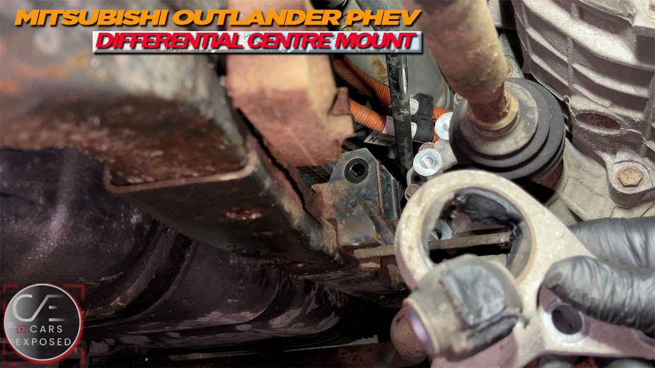 2016 Mitsubishi Outlander PHEV rear thud noise | Diff bush mount Replacement