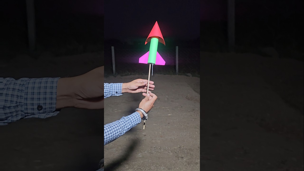 Homemade Diwali Rocket #shorts #nsexperimentshorts