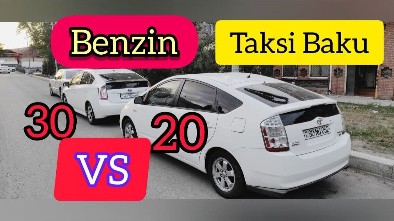 Toyota prius 20 kuza VS 30 kuza. Benzin sərfiyyatı