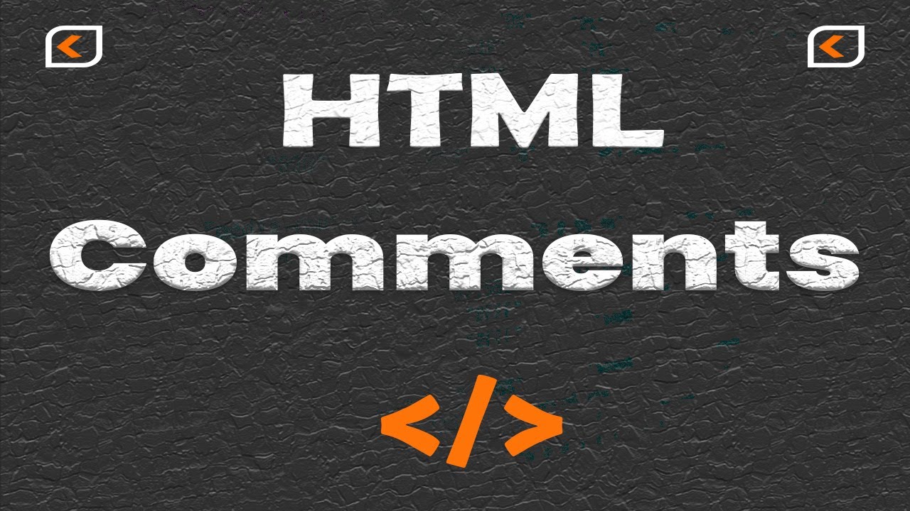HTML Comments