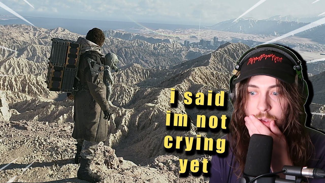 Massive Death Stranding fan SPEECHLESS First Time playing [World Opening Reaction]