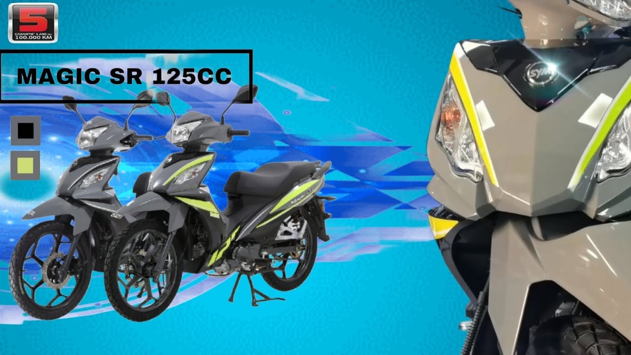 sym magic SR 125 cc l'égal دراجة بمواصفات رائعة  وبثمن لا منافس له